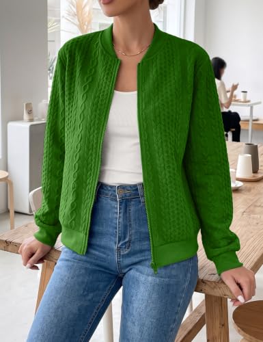 Image of Zip Up Sweatshirts for Women Casual Outfits Cardigan Outerwear Trendy Winter Jackets Coat
