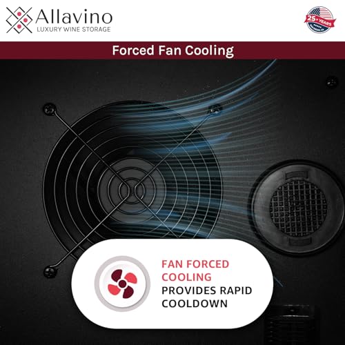 Image of Allavino Reserva Series 30-Bottle Dual Zone Built-in Wine Cooler Refrigerator