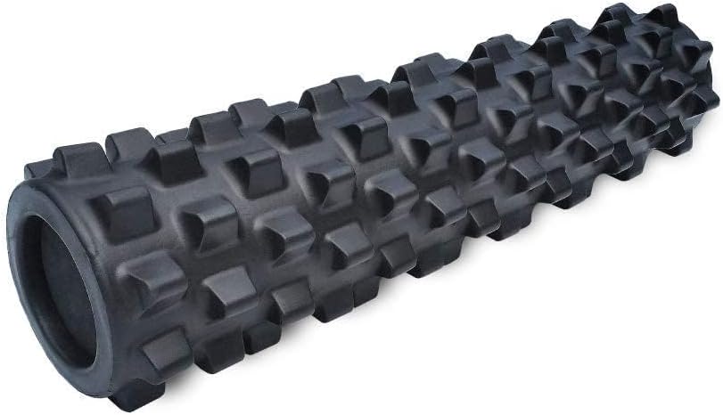 Cyrox Trigger Point Releasing Foam Massage Roller with Medium Compression for Exercise, Stretching, and Muscle Recovery - Relieves Muscle Tightness, Improves Mobility, and Circulation (1Pcs) (45 X 15 CM)