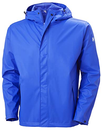 Image of Helly-Hansen mens Moss Hooded Waterproof Windproof Raincoat Jacket
