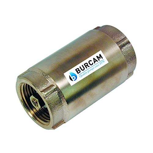 BURCAM 750762 1 1/4'' Lead Free Brass Check Valve, Bronze