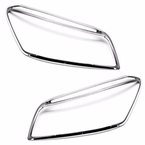 Sizver Chrome Headlight Cover for 2009-2012 Toyota Rav4