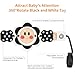 iGRATENS Baby Bjorn Bouncer Toy Bar, Toy for Baby Bouncer Soft & Bliss, Easy to Attach and Remove, Child-Friendly Materials, Exciting Design for Curious Babies, Black and White Flowers