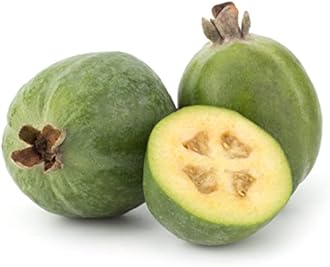 Fresh Feijoa/Pineapple Guava 1kg | Aromatic Tropical Fruit | Sweet–Tangy Flavour for Snacking, Smoothies & Desserts