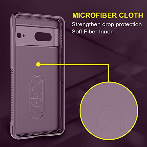 Image of Amazon Brand - Solimo Mobile Cover for Google Pixel 7 5G (Silicone Lavender)