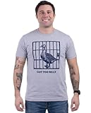 Silly Goose Shirt for Men - Funny Got Too Silly T-Shirt for Guys Graphic Novelty Animal Joke Tee Sarcastic Gag Gift - (Men,3XL)