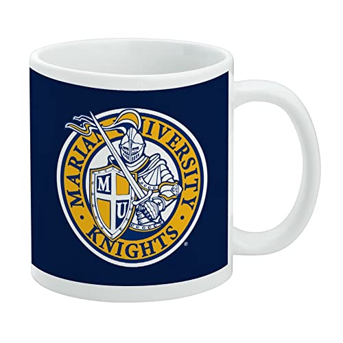 Marian University Primary Logo Ceramic Coffee Mug Gift Mugs, 11oz, White