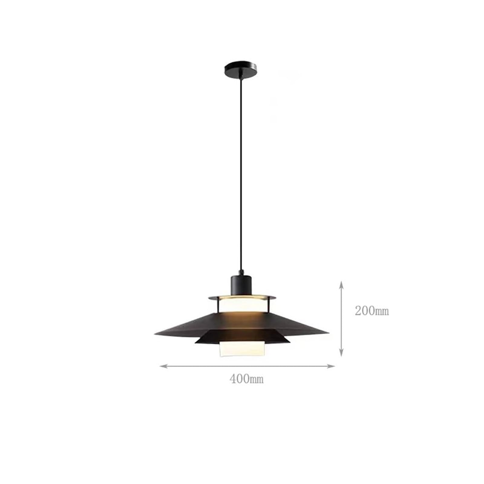 Żyrandol do sypialni, wisząca lampka nocna | Nowoczesna i minimalistyczna lampa wisząca na stół jadalny, latający spodek, żyrandole mistrzowskie, lampy, dekoracja skandynawska, oprawa noi
