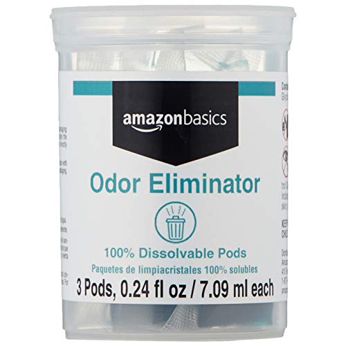 Amazon Basics Dissolvable Odor Eliminator Refill Vial, Fresh, Pack of 3