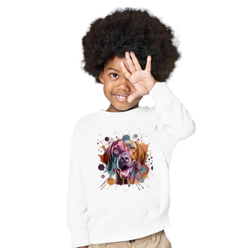 Dog Portrait Watercolor Vintage Retro Styles Adult Youth T-Shirt Hoodie Sweatshirt3