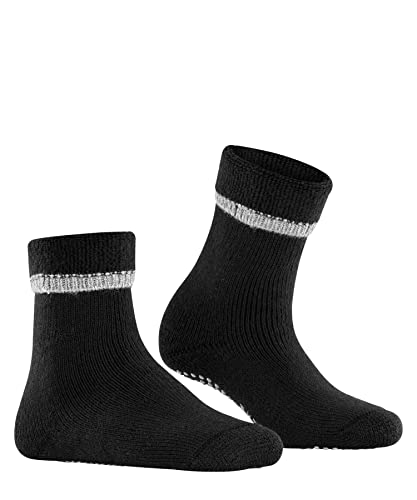 Falke Women's Cuddle Pads Slipper Socks, Cotton Merino Wool, Cozy Warm House Socks For Winter And Fall, Black (Black 3009), 5-7.5, 1 Pair #TOP3