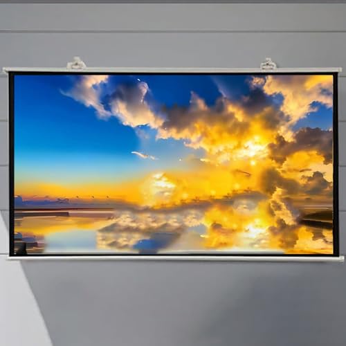 Pantalla retráctil para proyector 72 pulgadas 16:9
