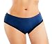 Anigan StainFree Seamless Hipster Lace Trim Menstrual Period Panty - Blue - Large