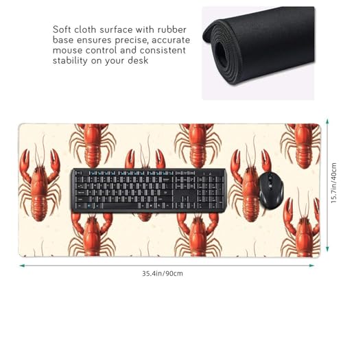 Tapis de souris de jeu grand format aux finitions cousues - 2