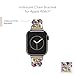 Anne Klein Fashion Chain Bracelet for Apple Watch, Secure, Adjustable, Apple Watch Replacement Band, Fits Most Wrists