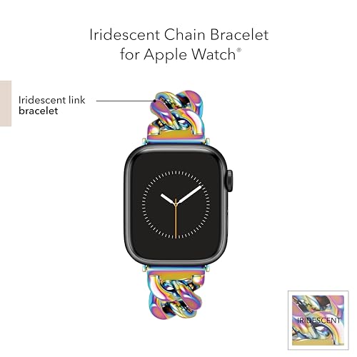 Image of Anne Klein Fashion Chain Bracelet for Apple Watch, Secure, Adjustable, Apple Watch Replacement Band, Fits Most Wrists