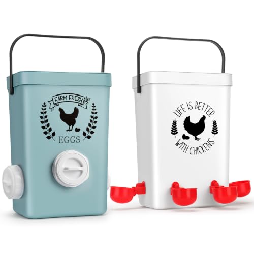 Tgeyd No-Waste Chicken Feeder &...