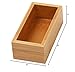 YBM HOME Bamboo Drawer Organizer Storage Box for Kitchen Drawer, Junk Drawer, Office, Bedroom, Children Room, Craft, Sewing, and Bathroom, 3x6x2 inch