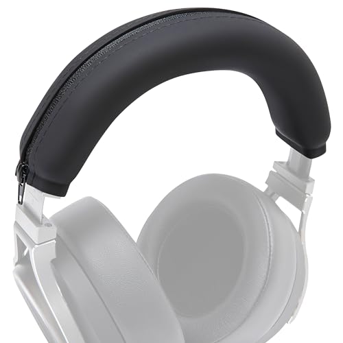 WC BandZ Virtuoso V2 - Silicone Headband Cover for Corsair Virtuoso Headphones by Wicked Cushions | Machine Washable, No More Flaking Leather | for Virtuoso Wireless, XT, and SE | Black