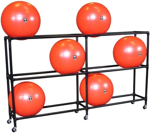 Body-Solid (SSBR200) Stability Ball Rack – Vertical Exercise Ball Storage Stand with Locking Wheels, Holds Up to 12 Stability Balls, 45cm to 75cm in Size. Body-Solid (SSBR200) Stability Ball Rack – Vertical Exercise Ball Storage Stand with Locking Wheels, Holds Up to 12 Stability Balls, 45cm to 75cm in Size.