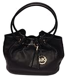 Michael Kors Ring Tote MD EW Black Leather