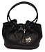 Michael Kors Ring Tote MD EW Black Leather
