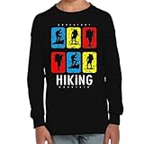 the Fan Tee Camiseta Infantil Manga Larga de Niño Niña Deportes Montañismo Senderismo Naturaleza Escalada Alpinismo Camping Pico Alpino 020 12 años