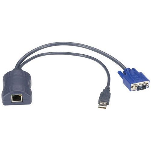 Black Box Servswitch Kv1401a Kvm Cable Adapter Rj. 45 Female Network Hd. 15 Male Vga, Type A Male USB 164Ft Product Type: Hardware Connectivity/Connector Cables