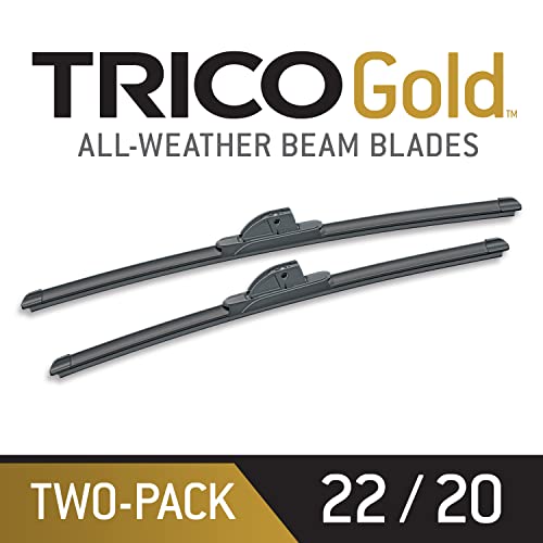 Photo 1 of TRICO Gold 22 and 20 Inch Pack of 2 Automotive Replacement Windshield Wiper Blades for My Car (18-2220)