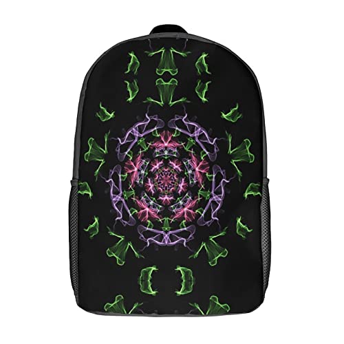 Sac à dos imprimé en 3D Kaleidoscope avec motif graphique coloré