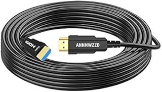 LinkinPerk HDMI Cable 2.0 Fiber Optic HDMI 4K@60Hz High Speed 18Gbps Support 4K 3D for HDR TV LCD Laptop PS3 Projector Computer (10M)