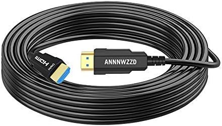 LinkinPerk HDMI Cable 2.0 Fiber Optic HDMI 4K@60Hz High Speed 18Gbps Support 4K 3D for HDR TV LCD Laptop PS3 Projector Computer (10M)