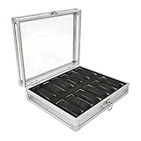 predolo Caja para relojes, estuche para relojes, caja de almacenamiento elegante de calidad para hombres y mujeres, accesorios de negocios, regalo,