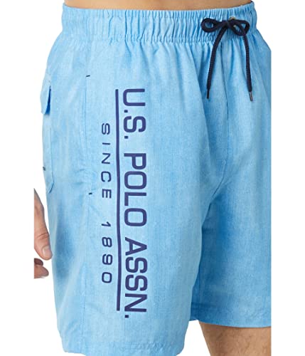 U.S. POLO ASSN. Denim Swim Shorts British Blue LG3
