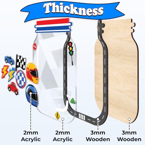 Image of Personalized Vehicle Magnetic Reward Jar for Kids, Toddler Potty Training