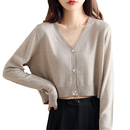 Veste courte peignée femme Kelsiop manteau chaud 100 % laine taille XL