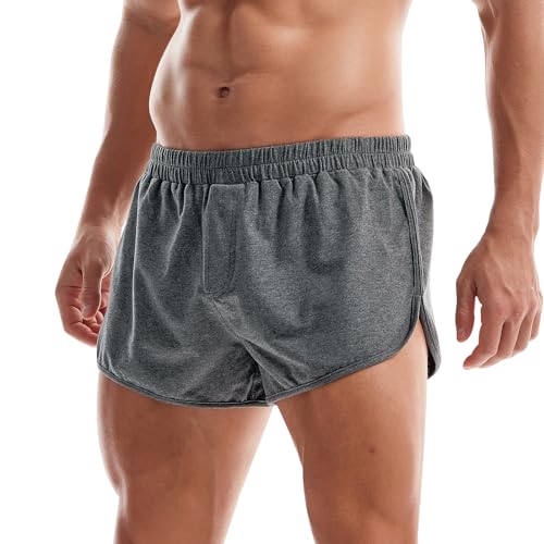 Short de sport homme AMY COULEE en coton léger pour éliminer la chaleur