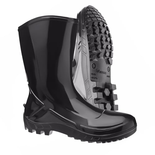 Bota Pvc Galocha Impermeável Vulcaflex Cano Medio (PRETO, BR, Adulto, Numérico, 43)