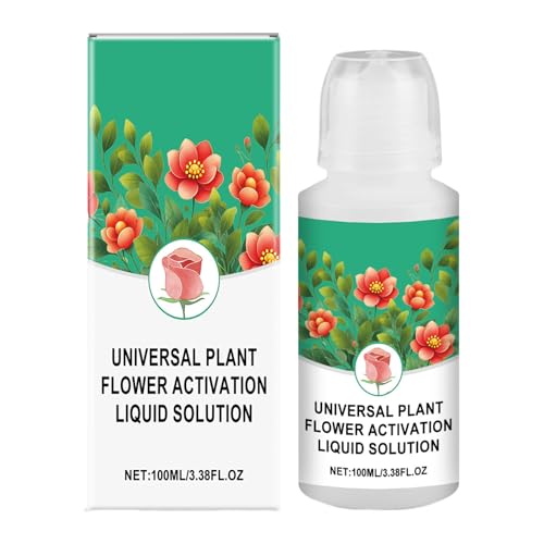 Vesidoloy Alimento Para Flores Cortadas - Líquido 100 ml Nutrientes Hidropónicos,Suministros De Jardinería Para Tomate, Pepino, Hidroponía, Begonias, Geranios, Hortensias, Orquídeas Interior y