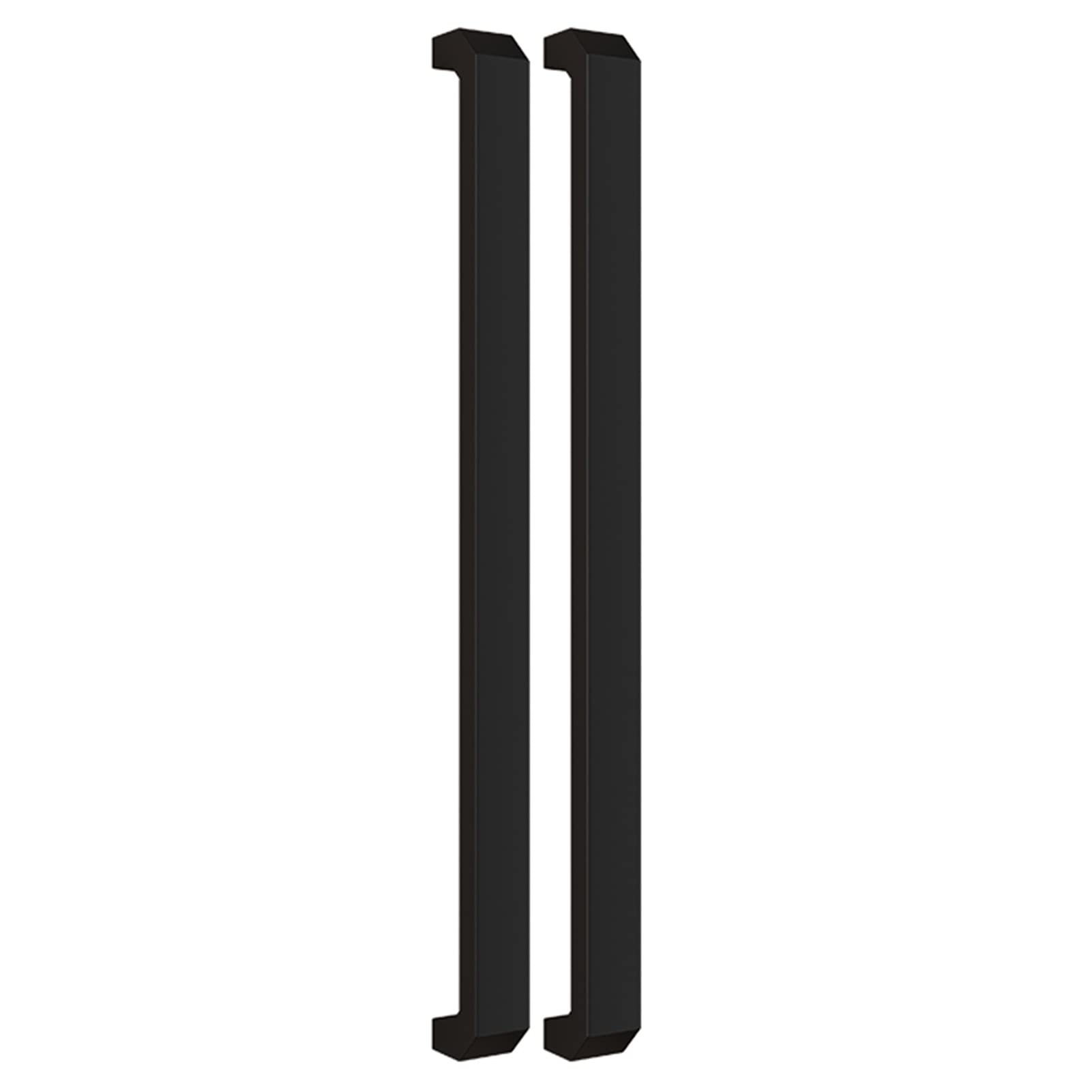 WDSOPK barn Door Handle, Minimalistic Square Push Pull Door Handle, Stainless Steel Sliding Entry Barn Handle Bar Hardware, for Garage Shed Wine Cellar Front Door