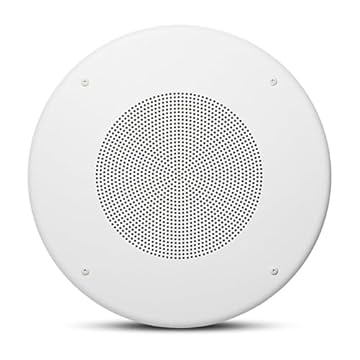 JBL Alto-falante de teto profissional CSS8018 Commercial Series de 10 watts, 20 cm, branco