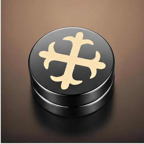 Image of THE MEN THING GLINT CROSS - Magnetic Non-Piercing Pure Titanium Steel Studs Earrings for Men & Boys