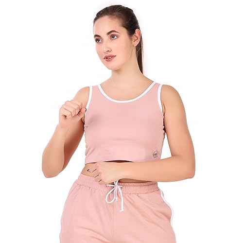 Image of ReDesign Apparels Women's Athleisure Dri Fast Workout Sleeveless Top Sports Gym Tshirt