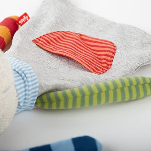 SIGIKID Schnuffeltuch Hase Ringel Dingel Baby Schmusetuch - Spielzeug Stofftier Kuscheltier – Stofftuch für Neugeborene - Plüschtier zum Trösten für Babys und Kleinkinder ab Geburt geeignet