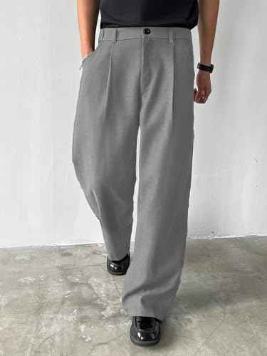 Image of Trillion Mens Formal Pant| Stylish High-Waist Straight Pant for Men
