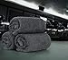 Utopia Towels 12 Pack Cotton Washcloths Set, 100% Ring Spun Cotton, Premium Flannel Face Cloths, Highly Absorbent and Soft Feel Fingertip Towels, Grey