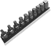 Vim Tools VIMIMPACT-VI6 Half-Cut Stubby SAE Hex Set - 3/8 Square Drive