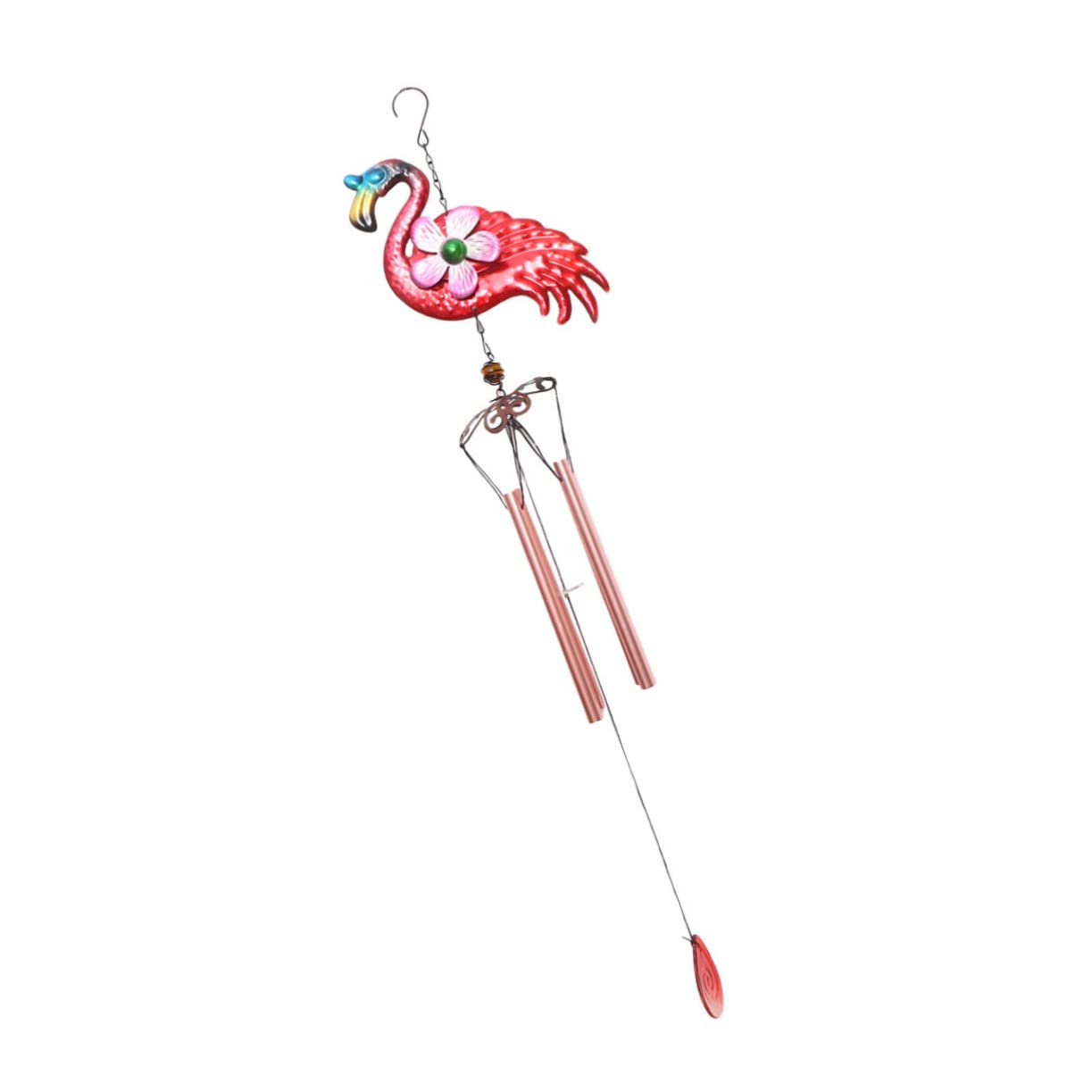 Hemobllo 3 Pièces Carillon Éolien pour La Maison Fabriqué à La Main Carillons Éoliens Accessoires De Bricolage À L'intérieur Flamants Roses Ornement Flamant Rose Artisanat Décorations Maman