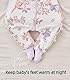 Chilsuessy Baby Schlafsack Mit Beinen 1.5 Tog - 100% Baumwolle Ganzjahres Mit Füßen - Frühlingsmagpie, 70cm/Baby Höhe 75-85cm
