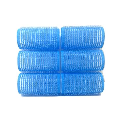 Medium Colors Self Grip Hair Rollers 6PC Cover